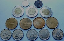 14 Münzen Kanada  mit 3 x 2