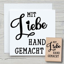 Stempel Mit Liebe handgemacht