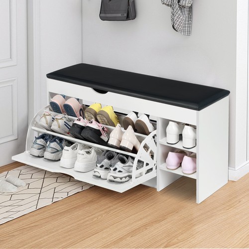 Weißer moderner schuhschrank - weißer,