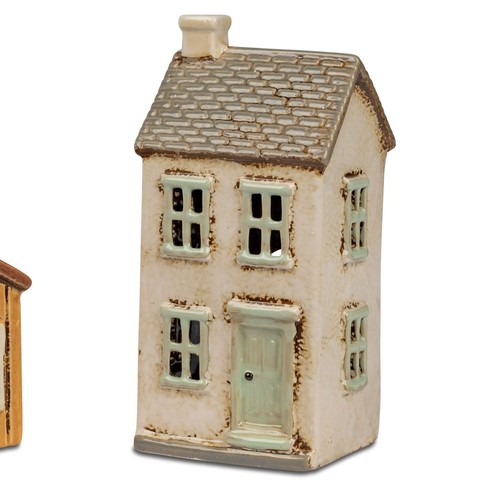 Windlicht haus antik 19cm - windlicht,
