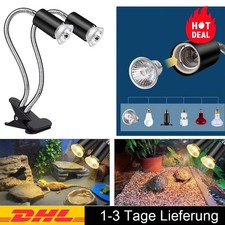 Terrarium Lampe UVA UVB 25W+50W für Schildkröten Reptilien Wärmelampe Heizlicht