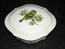 MEISSEN Vogel Dose Erlenzeisig