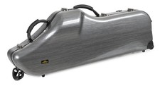 Hochwertiger Koffer in Carbon-Optik m. Rucksackgurten f. Baritonsaxofon Saxofon
