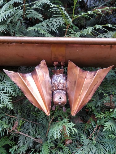 Fledermaus dachrinne kupfer - dachrinne,