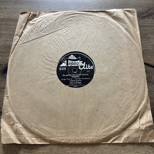 Schellack platte horst winter - schellack,