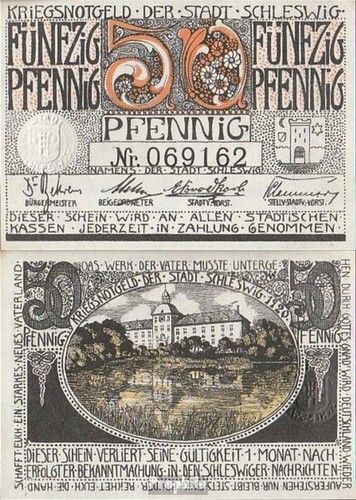 Banknoten schleswig 1920 - schleswig,