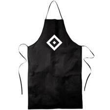 HSV Grillschürze Raute Kochschürze Küchenschürze schwarz Logo HSV Fanartikel
