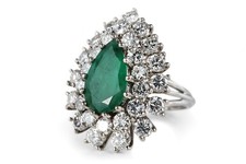 Ring Smaragd 1,5 ct + 29