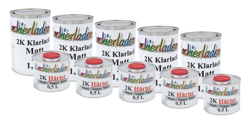 Set matt klarlack - matt,