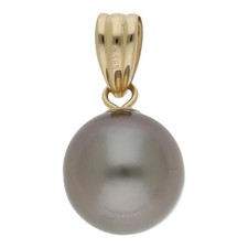 Tahitiperle Anhänger 585/ 14 K Gold Schmuck Geschenk Damen Kette H13.2967