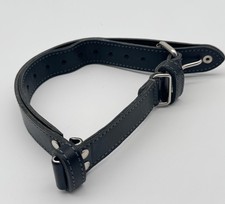 Aviator Black Leather Strap - 22mm