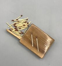 Alte Streichholz Dose Holz Streichhölzer Raucher Zubehör Alt Rar Bordichera