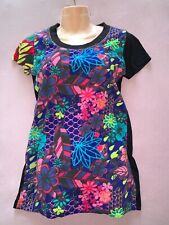 Desigual 100% Baumwolle T-Shirt Tunika S 36 38 Oberweite 45 Länge 72 NEU@2