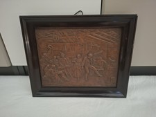 Vintage Kupferrelief des
