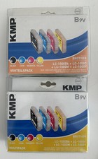2x original kmp B9V ersetzt brother lc1000bk brother lc1000m lc1000c lc1000y OVP