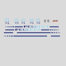 Peugeot Tandem Bicycle Rahmen Aufkleber - Decals - Transfers - N.27