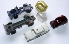 HO 1:87 Wiking LKW Chassis Mercedes Kabine Buckel Ford Badewanne Body Konvolut