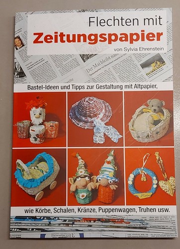 Flechten mit zeitungspapier - mit,