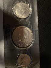  One Dollar Liberty USA 1776-1976 E, Half Dollar Liberty E, quarter Dollar E, 