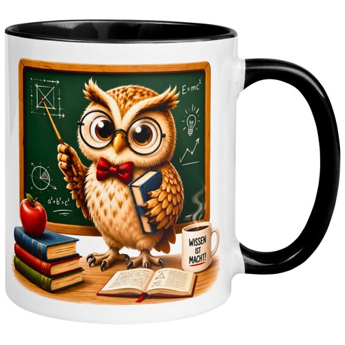 Tasse eule lehrer in - „lehrer,
