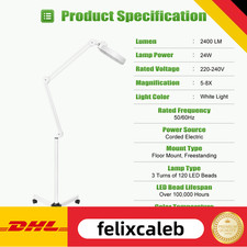 8X Dioptrien LED Lupenleuchte