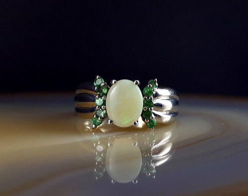 Ring silber 925 - opal, &