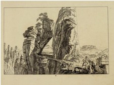  NEURATHEN FELSENTOR  1 Orig.Umrißradierung  Richter 1822
