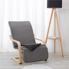 Relax Sessel Fernsehsessel Verstellbar Polstersessel Ruhesessel Grau Homestyle4u