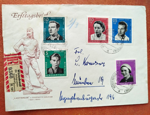 Ddr ersttagsbriefe fdc posten - ddr,