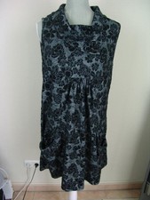 •●♥ APRICOT - Sommerkleid - Gr. XL UK 16 - schwarz mit Blumenmuster ♥●•!76