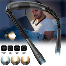 LED Leselampe Hals Bett Buchlampe Leselicht Halslampe Wiederaufladbar Dimmbar .