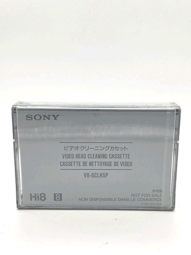 Sony cleaning cassette - cleaning,