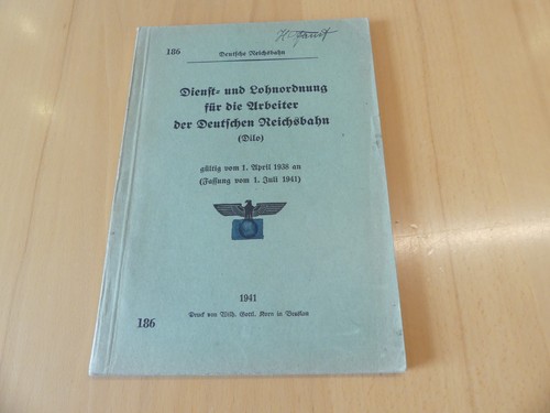 Deutsche reichsbahn dienst - reichsbahn, dienst-