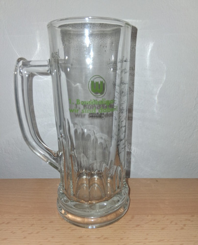 Vfl wolfsburg glas bierkrug - vfl, glas-bierkrug