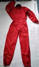 Motorrad-Wetterschutz Regenanzug Overall einteilig Louis Gr. L Rot gebraucht
