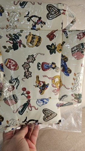 Vintage stoff brotkorb - stoff,