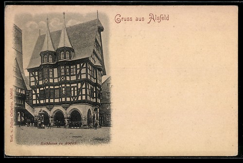 Alsfeld das rathaus - alsfeld,,