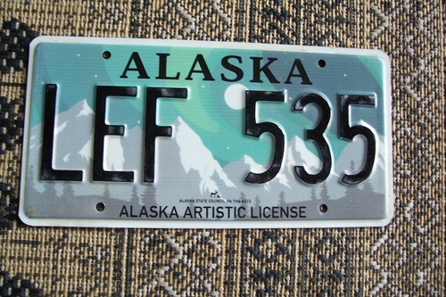Alaska nummernschild usa - alaska,
