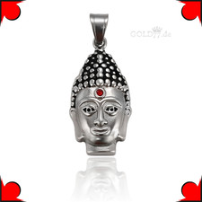 Edelstahl Anhänger Buddha mit