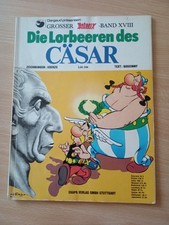 Asterix Die Lorbeeren des Cäsars ERSTAUFLAGE (3,80 DM, 18 Titel auf Hinkelstein)