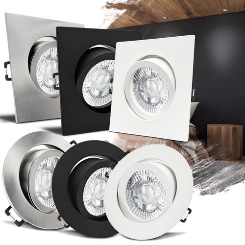 Einbaustrahler led flach 230v - led,