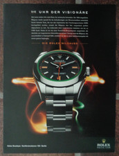 ROLEX Milgauss Uhr Werbung bzw Reklame