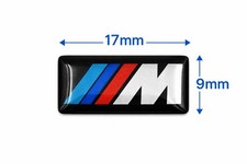 5x M Performance 17x9mm Emblem