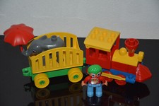 LEGO® DUPLO - Set 2931 Zirkuszug - Schiebezug - Clown - Elefant mit Schirm