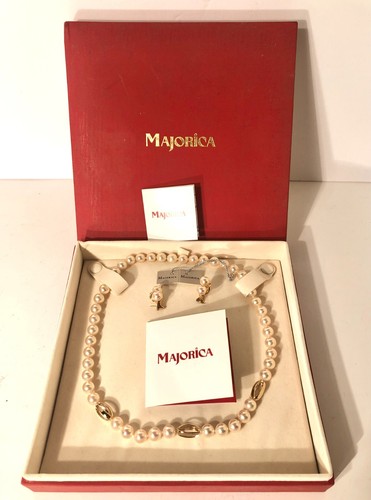 Vintage majorica perlenkette - vintage,