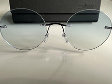 Silhouette Titan Klarsicht leicht-getöhnte Luxus-Sonnenbrille ultra-leicht NP580