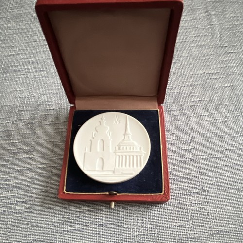 Porzellanmedaille dresden - porzellanmedaille,