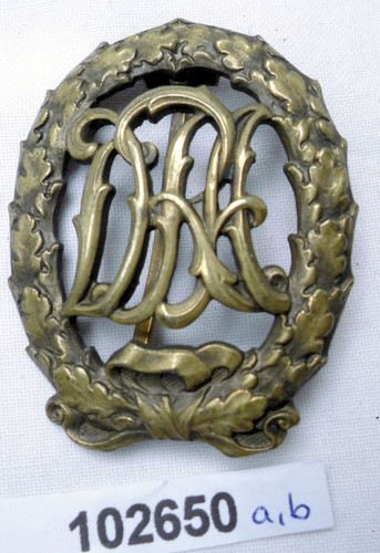 Reichssportabzeichen bronze - reichssportabzeichen,