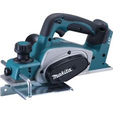 Makita Akku-Hobel DKP180Z 82mm, 18Volt, Elektrohobel, blau