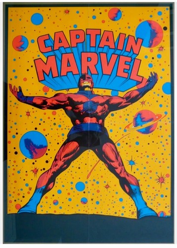 Captain marvel poster - marvel,
